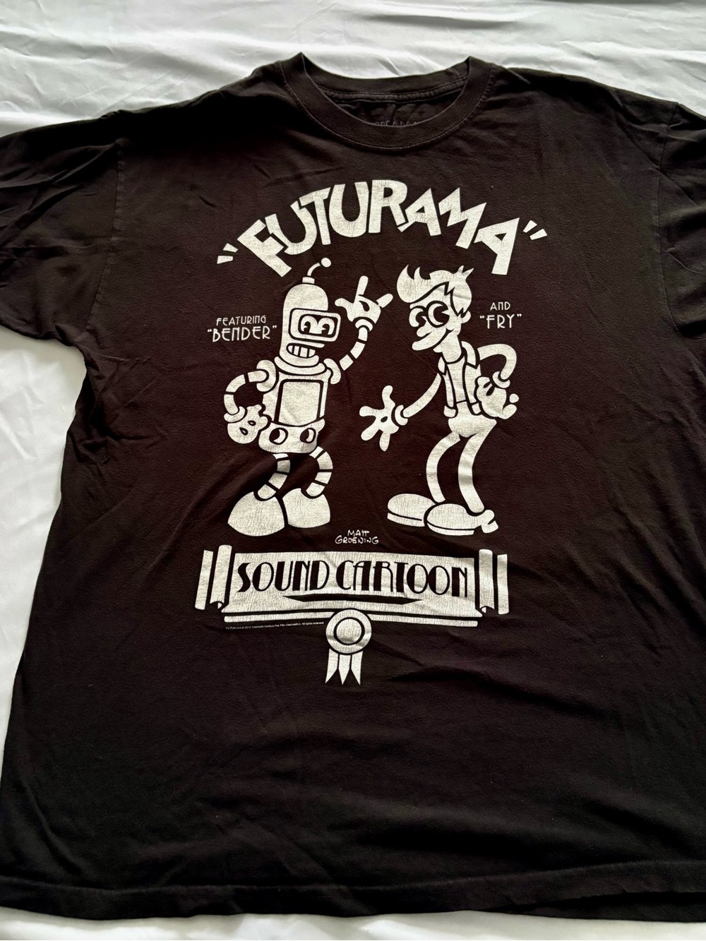 Vintage Futurama Teletoon at Night Sound Cartoon T-Shirt Men’s Large
